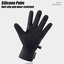 Unisex Thick Warm Winter Gloves, Outdoor Sports Touch Screen Gloves For Cycling, Hiking, Skiing, Windproof And Cold-Proof - Multicolor - View 6