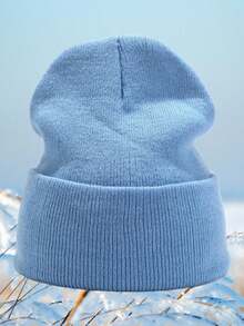 Winter Warm Boys' And Girls' Knitted Hats Cute Knitted Hats Children's Knitted Hats Youth Knitted Hats Outdoor Windproof Hats Customized Photo Logo - A - View 14