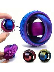 1 Piece 3D Printed Spinning Top Pendant - Vibrant Color Spinning Top Design, Durable Plastic Material, Suitable For Keychains And Jewelry Accessories, Spinning Tops, Keychain Components, Fun Designs, Smooth Surface Finish, Jewelry Making Parts, Jewelry Making Pendants