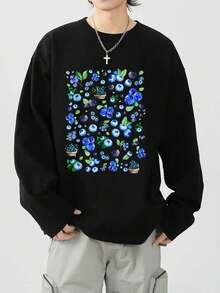 Men Sweatshirts - Black - View 6