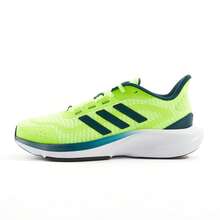 Adidas 阿迪達斯男鞋一年四季可穿運動鞋男士跑步鞋新款厚網輕便避震休閒鞋 - 螢光綠 - 查看 3
