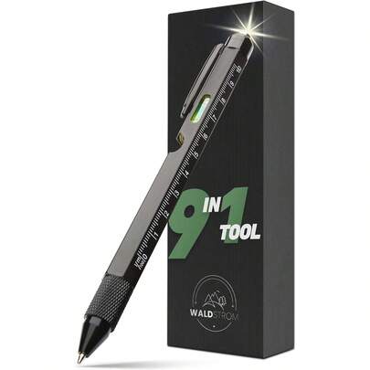 9-in-1 Multifunktionsstift - Praktischer Kugelschreiber mit integrierten Werkzeugen