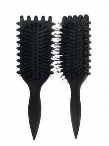 Hair brushes-EU+UK 2026 Flash 猪鬃卷发梳，适用于卷发，打造专属女士卷发造型，梳子，倒梳，造型梳，卷发梳，边缘梳，美发梳，美发造型，梳子套装，梳理头发，卷发梳，解结梳，女士专属梳子，头发，旅行，美发产品，美发工具，美发用品，发型师，发型师配件，美发沙龙，美发设备 - 彩色 - 查看 21