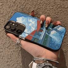 Funda de Teléfono de Paisaje de Arquitectura de Cielo Azul y Nubes Blancas, Varios Modelos Adecuados para Samsung Galaxy A14/A15/A23/A24/A31/A32/A33/A35/A51/A52/A53/A54/A55/A71/A73/S20/S20+/S20 Ultra/S21/S21+/S21 Ultra/S22/S22+/S23/S23+/S23 Ultra/S24 Plus/S24 Ultra/S25/S25 Plus/S25 Ultra/F42/M34 - Funda de Teléfono de Regalo Simple y de Moda, Smartphone, Esencial Diario, Estética Minimalista, Tratamiento de Superficie de Alta Calidad, Diseño de Impresión UV, Funda Protectora, Entusiasta de la Tecnología - Colores mixtos - Ver 2