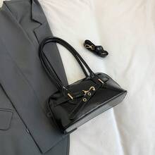 A New Autumn And Winter Single Shoulder Bag Vintage Style Women's Shell Bag Fashionable Simple Crossbody Bag - 2 - View 2