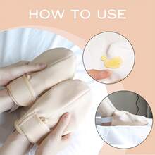 2pcs Reusable Washable Ankle Wraps (Khaki) - Khaki - View 2