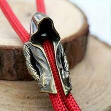 Men'S Copper Shawl Cape Keychain - Brass Knife Pendant & Hoodie Rope Accessory, Funky EDC DIY Paracord Buckle, Durable Outdoor Tool Belt Clip For Lanyards, Keys, Hoods, Keys Accessory, Stylish Accessory, Functional Accessory - Multicolor - View 9