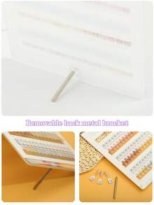 Christmas Gift 60 Color Butterfly Acrylic Detachable Magnetic Nail Swatch Display Board Nail Art UV And Oil Glue Display Comparison Effect Plate Nail Color Testing Showing Card Magnetic Nail Art Color Palett - Multicolor - View 8