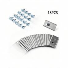 9/18/30-Piece LUBO AWD Mower Blade Replacement Kit - Compatible With 5000/3000/1000 Models | Premium Stainless Steel Double-Hole Blades + 24 Screws (Note: Actual Screws May Vary From Images) - Multicolor - View 8