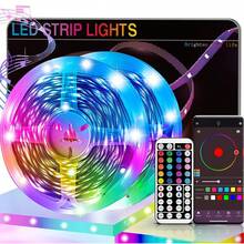 16ft-100ft Led Lights For Bedroom, Music Sync Color Changing Strip Lights With 44Key Remote And App Control,With Timing Function, Led Strip Lights Suitable For Room Home Decor, Wedding, Party, Holiday Atmosphere Decoration,Holiday Gifts - New Type Controller - View 1
