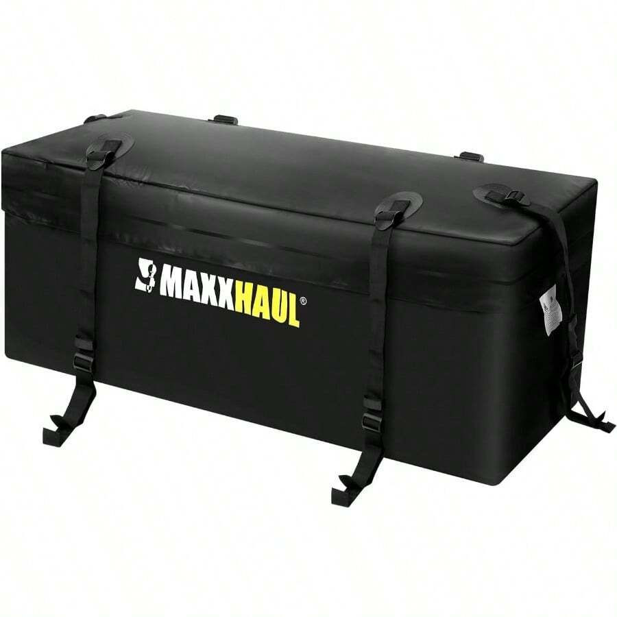 Car Luggage RackMAXXHAUL Soporte de Enganche Cargo Carrier BagCar Luggage Rack - Negro - Ver 1