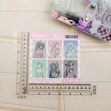 1pc - 2025 New Arrival - Bedside Desk Decor - Desktop Collection - Desk Decor Gadget - Versatile Decor Accessory - High-Quality Sticker - Character Anime Girl ID Photo Sticker - Phone Case Decor Sticker - INS Background Decor - DIY Planner Material - Stitch Toys, Travel Toys, Classroom Fidget Toys, Mini Stuff, Bath Toys, Christmas Stationery, Stress Ball - Birthday Gift, Christmas Gift, Christmas Eve Gift, Perfect Gift, Gift, Toys, Games - Multicolor - View 11