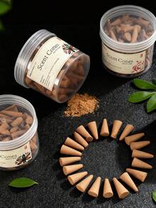 70克沉香锥，檀香，金字塔形香锥，采用天然沉香制成，不添加化学香料，持久醇厚的香气，舒缓身心，去除室内异味。