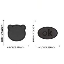 2/4pcs Feather Down Jacket Patches, Self-Adhesive, Seamless, High-End Clothing Repair, Leather Garments, Holes, Black Embroidered Fabric Patches, Jacket Patches, Sewing Patches, Clothing Patches, Garment Care Solution, Clothing Hole Repair, Embroidered Badges, Clothing Repair Stickers, Minimalist Repair Look, Understated Repair Style, Durable Fabric Structure, Enhanced Patch Durability - Multicolor - View 16