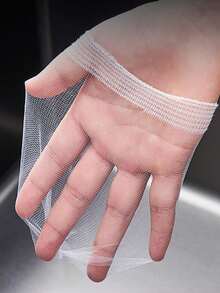 100pcs/Pack Disposable Kitchen Sink Strainer Bags, Used To Collect Food Waste And Leftovers - Multicolor - View 8