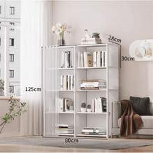 Estantería de almacenamiento para el hogar, blanca - Blanco - Ver 4