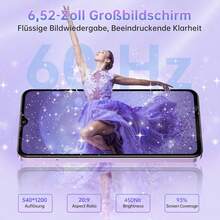 OUKITEL C2 Android 14 手机解锁 2025-16GB+128GB，6.52 英寸水滴屏，5150mAh 电池智能手机，13MP 摄像头八核，指纹/3.5mm 插孔/GPS - 金色 - 查看 3