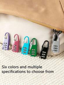 Nuevos candados con contraseña de 3 dígitos, sin llave, resistentes al agua, para equipaje, estuche de lápices, mochila, candado impermeable con diseño de dibujos animados para uso en exteriores y viajes, dormitorio de estudiantes, gabinete, cajón, casco, armario, equipaje, accesorios de viaje, casillero del gimnasio escolar, cerca del casillero deportivo, caja de herramientas