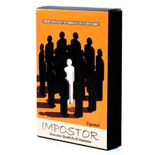 冒名顶替者 - 找出冒名顶替者，西班牙语棋盘游戏，家庭聚会游戏，趣味游戏 - 黑色 - 查看 3