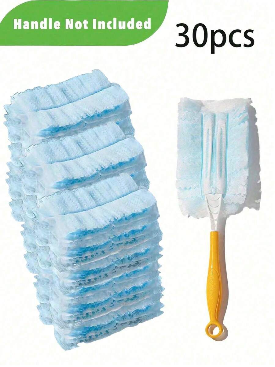 30pcs, Disposable Duster Refills, Electrostatic Duster Heads Replacement - Effortless Dust Removal For Electronics, Furniture, Blinds, And Ceiling Fans – (Handle Not Included) - Cleaning Supplies, Cleaning Accessories - Multicolor - View 1