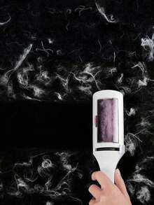 1pc Portable Lint Roller Clothes, Static Brush And Dry Cleaning Sticky Hair Remover - Multicolor - View 2