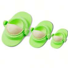 7件套饺子压模器,3种尺寸饺子压模器,带面团切割器和馅料勺,饺子模具,可制作饺子、馅饼、馄饨和派,饺子压模器,厨房小工具,食品加工工具,多尺寸模具,设计紧凑,结构坚固,高品质压模器,派压模器,脚部死皮去除器,馅饼封口器,馅饼成型器 - 彩色 - 查看 12