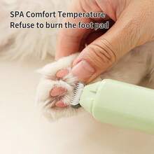 1pc Cat & Dog Grooming Kit, 2-In-1 Pet Nail & Hair Trimmer With Nail Grinder, Suitable For Dogs, Low Noise Wireless USB Rechargeable, For Dogs, Cats & Other Pets. Low Noise Paw Trimmer And Nail Grinder, Ergonomic Design For Small Dogs And Cats, Lightweight And Portable