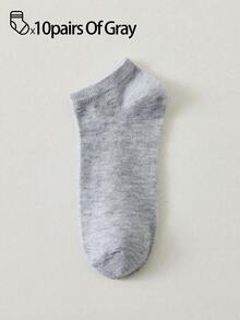 100pcs/80pcs/50pcs/30pcs/20pcs/10pcs/8pcs/4pcs Comfortable, Moisture-Wicking, Anti-Bacterial, Breathable Knit Lined Socks - Great Mother's Day Gift, No Show Socks Suitable For Men And Women, Long Socks, Sweat-Absorbing, Odor-Resistant, Elastic & Soft, Fashionable Solid Colors, No Show Socks Suitable For Spring, Summer, Autumn, Winter, Casual Wear, Daily Wear, And Yoga/Sports Activities