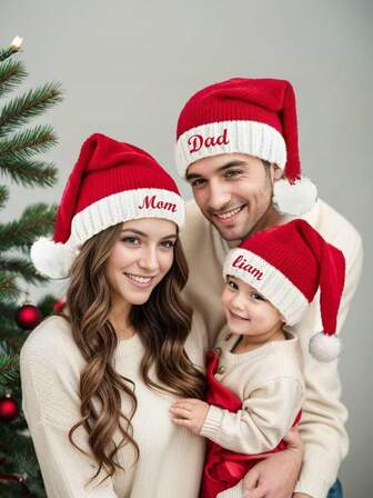 Sombreros de Navidad personalizados y hechos a mano, diademas navideñas, materiales para manualidades, accesorios para fiestas navideñas, sombreros bordados, decoraciones temáticas navideñas, diseños bordados personalizados, lavar a mano, materiales ligeros para fiestas