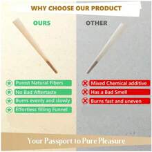 50 Stücke vorgerolltes Zigarettenpapier mit Füllvorrichtung, super große 110 mm vorgerollte konische Spitze, langsam brennend, leicht zu füllende Raucherzubehör, Tabakzubehör, Papier, Geburtstagsgeschenke, Geschenke zu Feiertagen, Valentinstag Geschenke, schwarz braun.