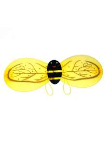 4 piezas del mejor vendedor a nivel internacional de alas de abeja amarillas y conjunto de mariquita ángel roja para hombres y mujeres. Incluye una varita de hada, diadema, alas y un vestido de gasa. Adecuado para eventos a gran escala para hombres y mujeres de talla pequeña. - Multicolor - Ver 7