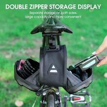 1pc Mountain Bike Frame Bag, EVA Waterproof Thick Bicycle Front Tube Bag, Bicycle Phone Holder Accessory - Multicolor - View 7
