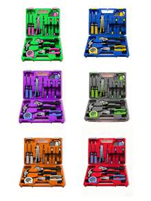 2D Porte-clés pendentif boîte à outils en acrylique, porte-clés décontracté, porte-clés boîte à outils de réparation, accessoire de sac à dos amusant, étiquette de bagage, étiquette pour animaux de compagnie, accessoire de sac à bonbons, porte-monnaie porte-clés style fête décontracté - Multicolore - Voir 5