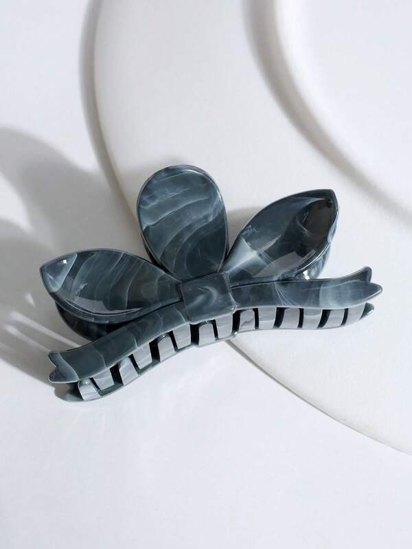 1pc Vintage Oil Painting Style Tie Dye Half Flower Claw Clip Hair Accessory For Women