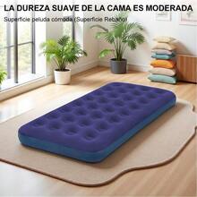 Car Inflatable BedMOYAC Colchón de Aire Inflable Individuales Cama de Aire con Parches de Reparación 191x99x22cm Bomba se Vende por Separado Duradero Resistente para Hogar Viajes y CampingCar Inflatable Bed - PrpuraoscuroAzuloscuro - Ver 6