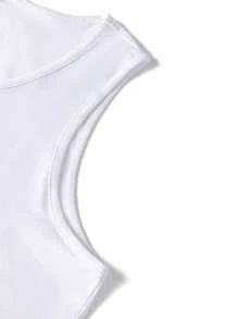 男士夏季3入組純色背心