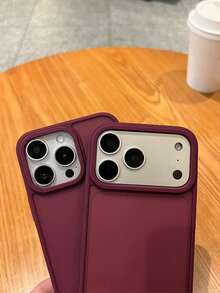 防震纯色材质,单件装酒红色哑光透明手机壳,兼容 17、17 Pro、17 Air、17 Pro Max、11、11 Pro、11 Pro Max、12、12 Pro、12 Pro Max、13、13 Pro、13 Pro Max、14、14 Pro、14 Plus、14 Pro Max、15、15 Pro、15 Plus、16、16 Pro、16 Pro Max、16 Plus,春季礼物 - 酒紅色膚感 - 查看 4