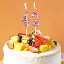 30th Birthday Candles, Rose Gold NFUmberss 30 Candle For Cake, Happy Birthday Cake Topper Decoration For Birthday Anniversary Celebration Party Supplies{Inchcolor_nameinch:InchRoseGoldinch} - 玫瑰金色 - 查看 4