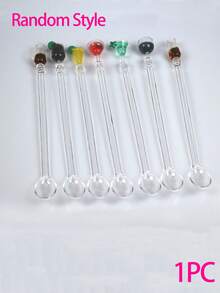 1/5 支装鸡尾酒搅拌棒，亚克力搅拌勺/搅拌棒，搅拌棒，用于调制鸡尾酒/马提尼，鸡尾酒饮料搅拌棒，咖啡饮料搅拌棒，透明棒身无刺激性气味，轻便，酒吧派对装饰（款式随机）