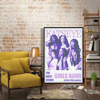 1 st albumkonst på canvas: Dekorativ väggkonstposter med musiktema, målning för heminredning, canvastryck i gallerikvalitet för rumsdekoration