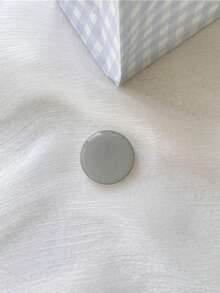 1pc Solid Color Expandable Mobile Phone Stand, Cute Transparent Phone Holder, Foldable Phone Stand With Transparent Base, Phone Accessories In Dopamine Colors Compatible With IPhone, Android Phone, Gift For Birthday, Family, Friends Push-Pull Phone Grip