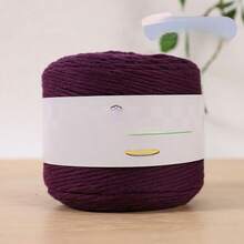1 Roll/100g Soft Premium Yarn, 16-Ply Medium Thickness - Pastel Colors (Pink, Purple, Yellow, White) - Perfect For Knitting Scarves, Gloves, Sweaters, Hats, Bags And DIY Crafts, Handmade Yarn | Pastel Yarn | Soft Texture - Multicolor - View 33