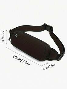 10-Color Sports Waist Pack Men's Running Phone Pouch Mini Cycling Pack Lightweight Earphone Pouch Dual-Layer Small Fitness Festival Bag Slim Design - Multicolor - View 10