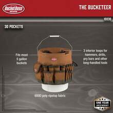 Tool Organizer/TrayBucket Boss Bucket Boss 10030 Cubeta para HerramientasTool Organizer/Tray - marrón - Ver 2