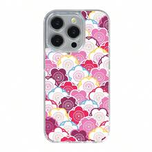 Funda Magnética Transparente para Teléfono Compatible con Apple  Serie 11/12/13/14/15/16/17 Protectora a Prueba de Golpes Resistente a Arañazos Patrón Duradero - Colores mixtos - Ver 3
