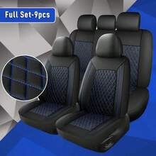 【豪华绗缝汽车座椅套】豪华绗缝通用尺寸五座车型汽车座椅套，汽车座椅套全套，汽车配件 - 5座 - 查看 17