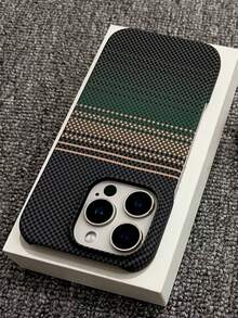 1 件磁性手机壳碳纤维纹理兼容 17 Pro Max Air 16 15 14 13 12 Pro Max Plus 无线充电半盖磨砂散热保护壳