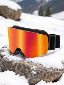 Gafas de esquí con lente desmontable de 2 capas, unisex, anti-viento y antivaho, adecuadas para tabla individual/doble, esquí, montañismo, con acolchado de espuma cómodo - Multicolor - Ver 11