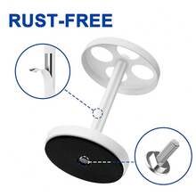 White Stainless Toothbrush Holder Stand: Rustproof Bathroom Countertop Organizer, 4 Ventilated Slots Hold Manual Toothbrushes, Razor, Toothpaste Tube, Non‑Slip Compact Sink Caddy{Inchcolor_nameinch:InchWhiteinch} - trắng - Xem 6