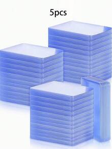 100/25/10/1pc Card Sleeves Hard Plastic For Baseball Protective Holder Trading Cards,Sports Cards 3 X 4 Inch Clear PVC Card Game Card, ChristmasStyle ChristmasStyle Gift